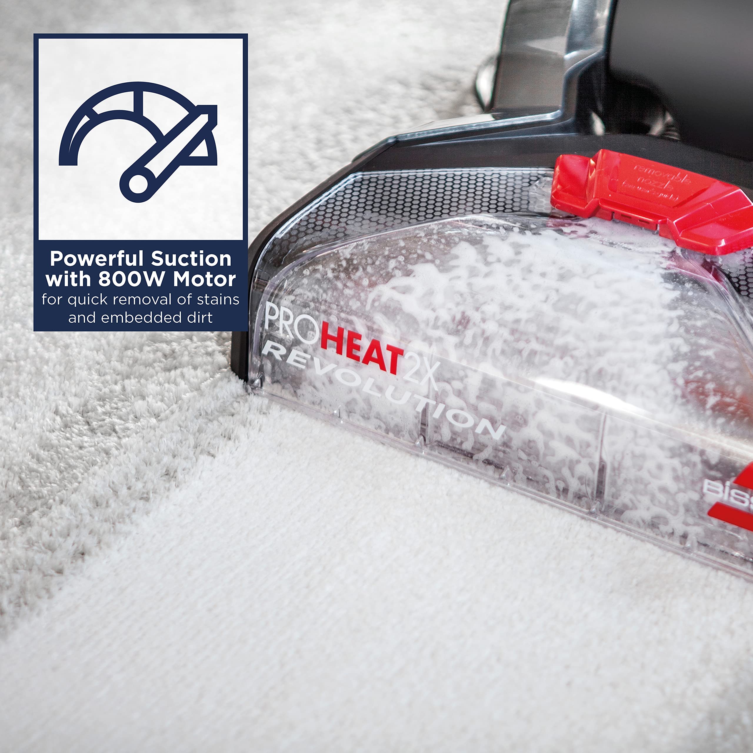 BISSELL ProHeat 2X Revolution, Carpet Cleaner, Carpet Stain Remover Outcleans the Leading Rental